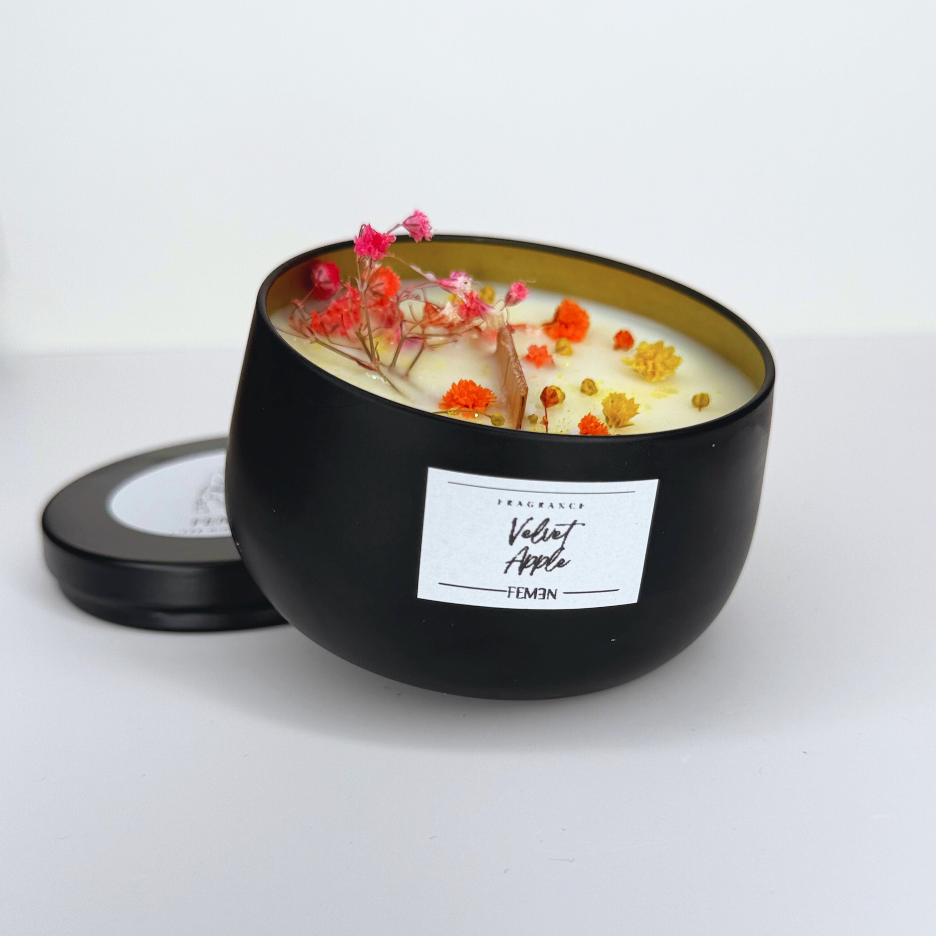 Velvet Apple - Duftkerze mit Holzdocht