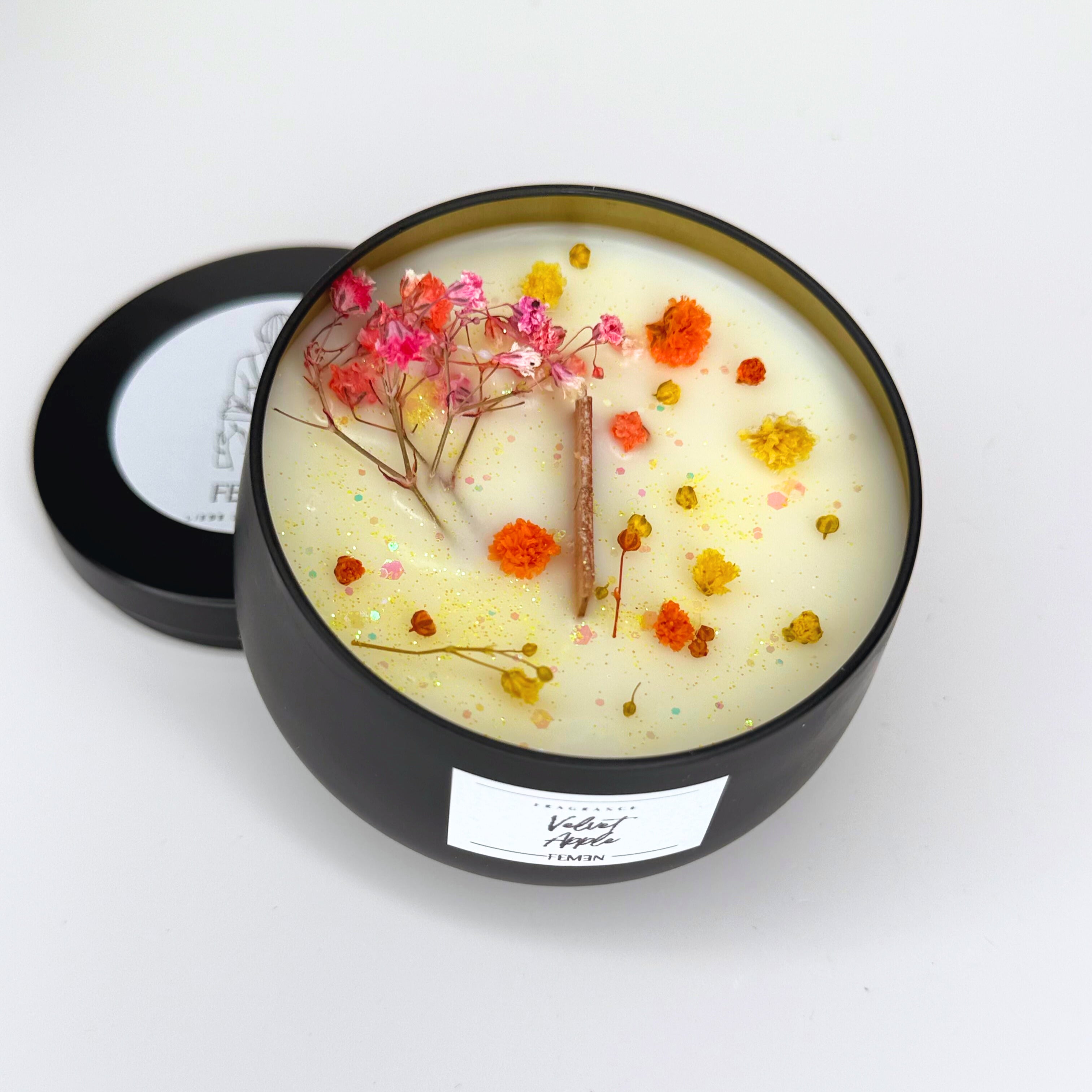 Velvet Apple - Duftkerze mit Holzdocht