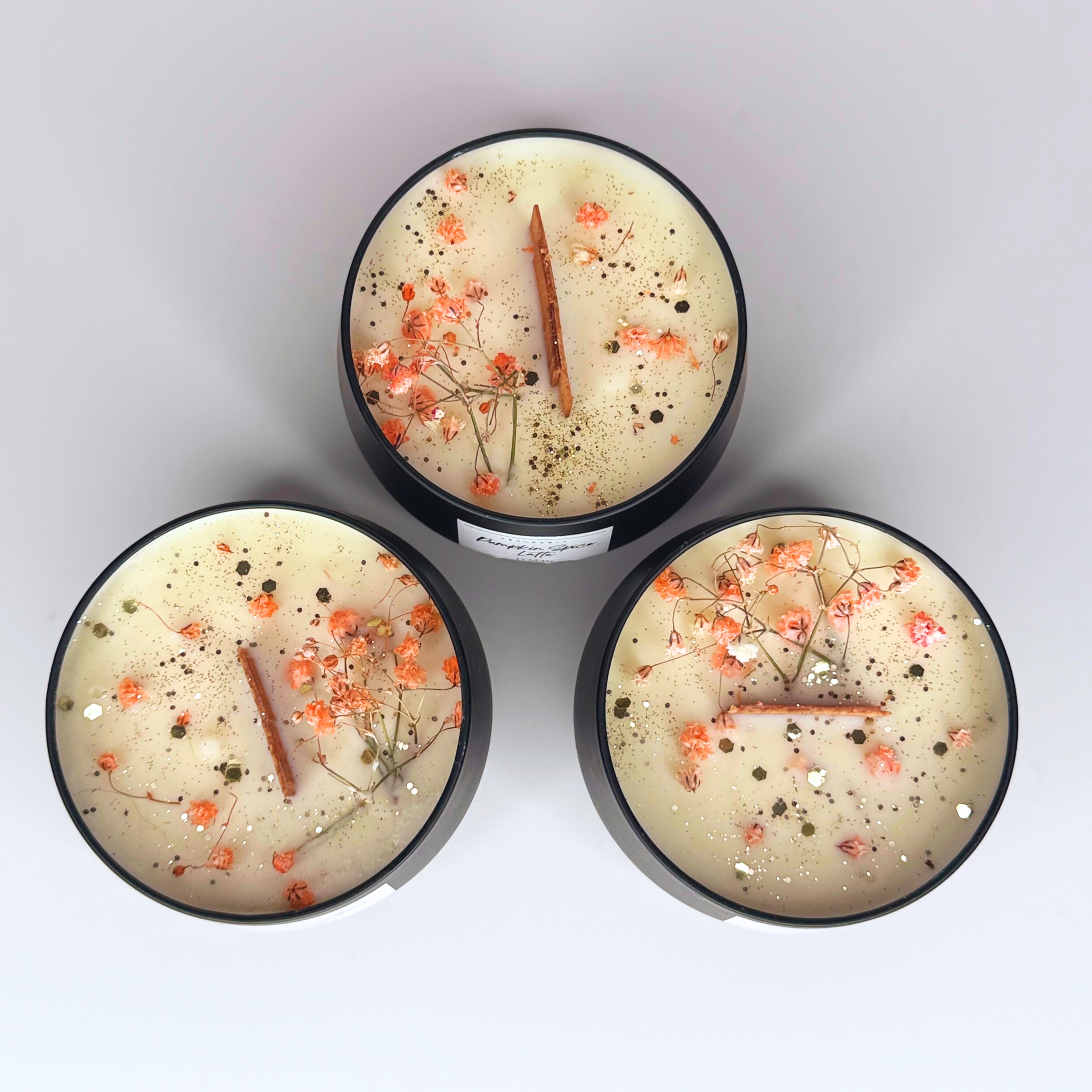 Pumpkin Spice Latte - Duftkerze mit Holzdocht