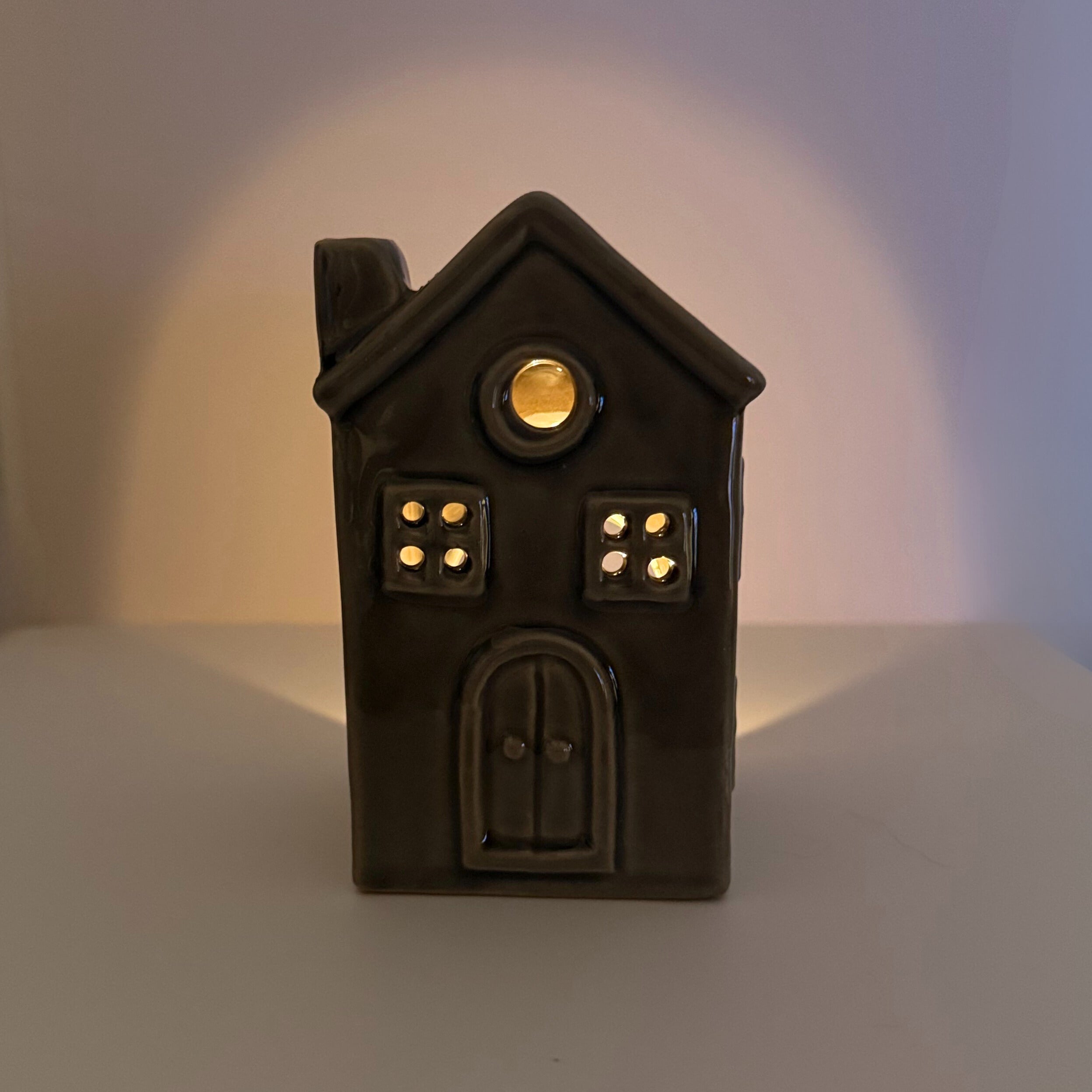 Duftlampe HUSKA - grau/braun