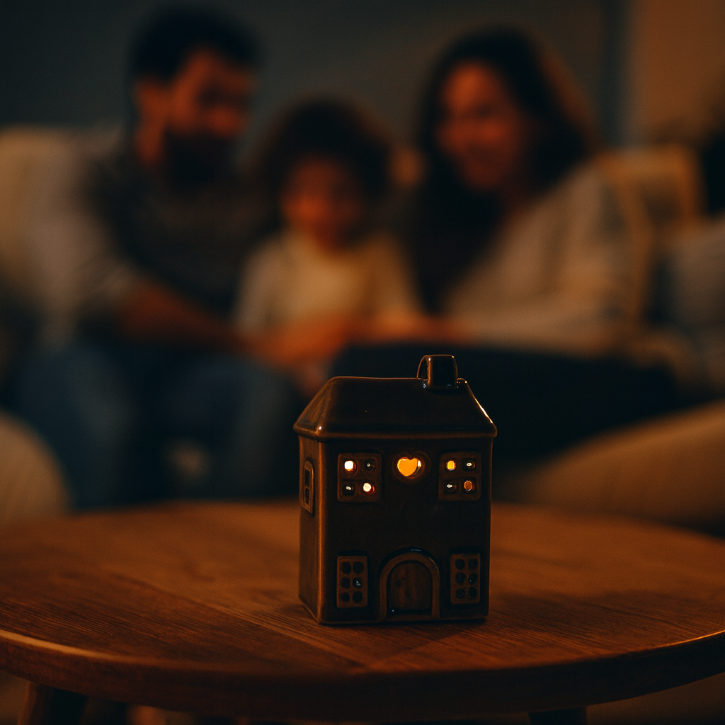 Duftlampe VÄRME - grau/braun