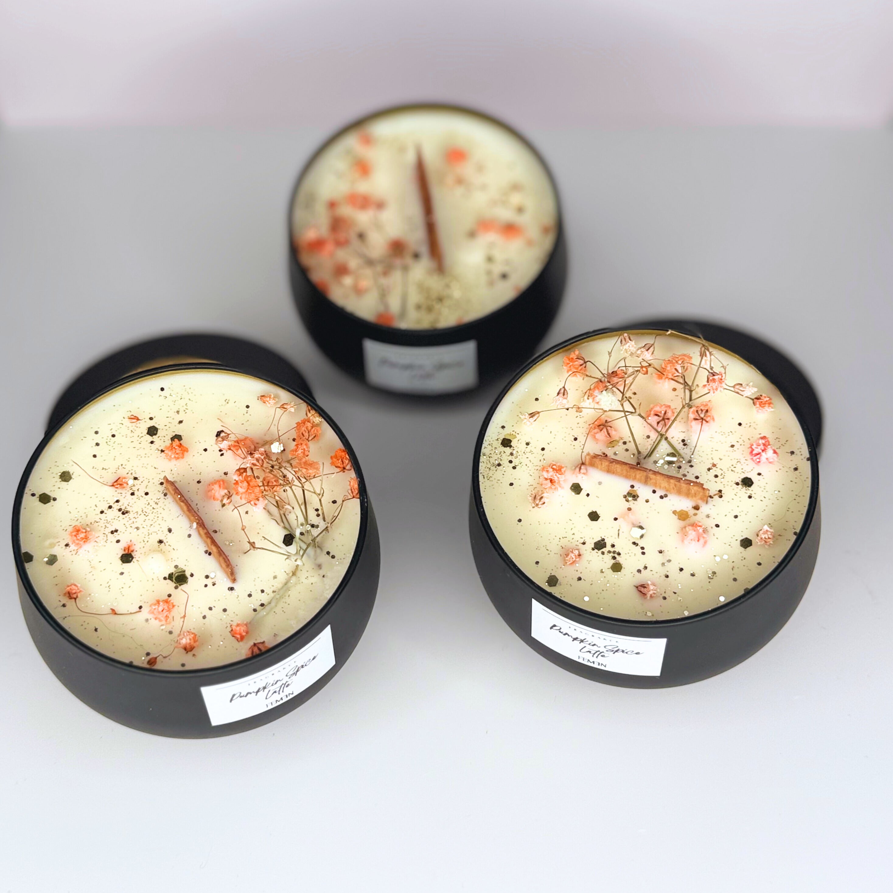 Pumpkin Spice Latte - Duftkerze mit Holzdocht