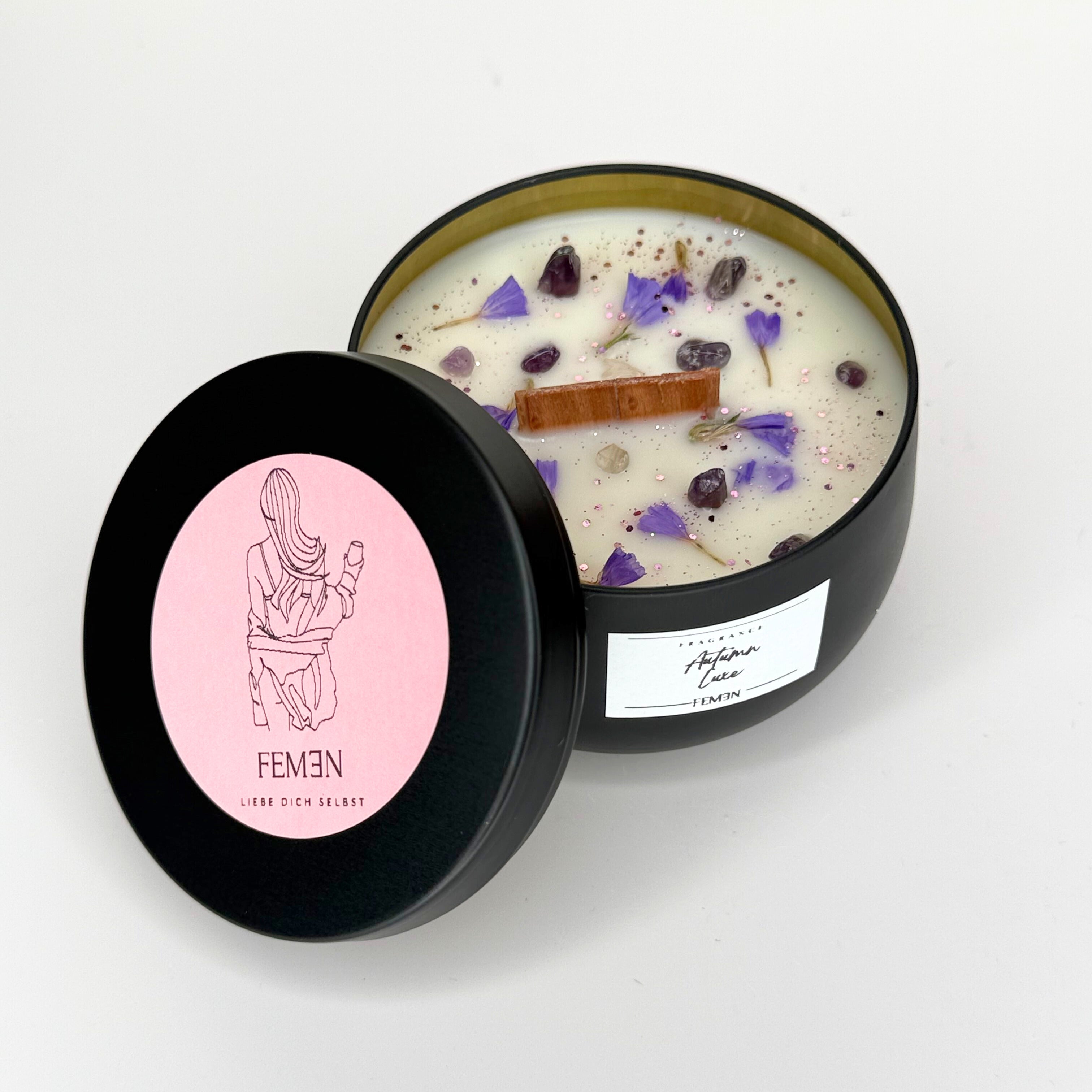 Autumn Luxe - Duftkerze mit Holzdocht