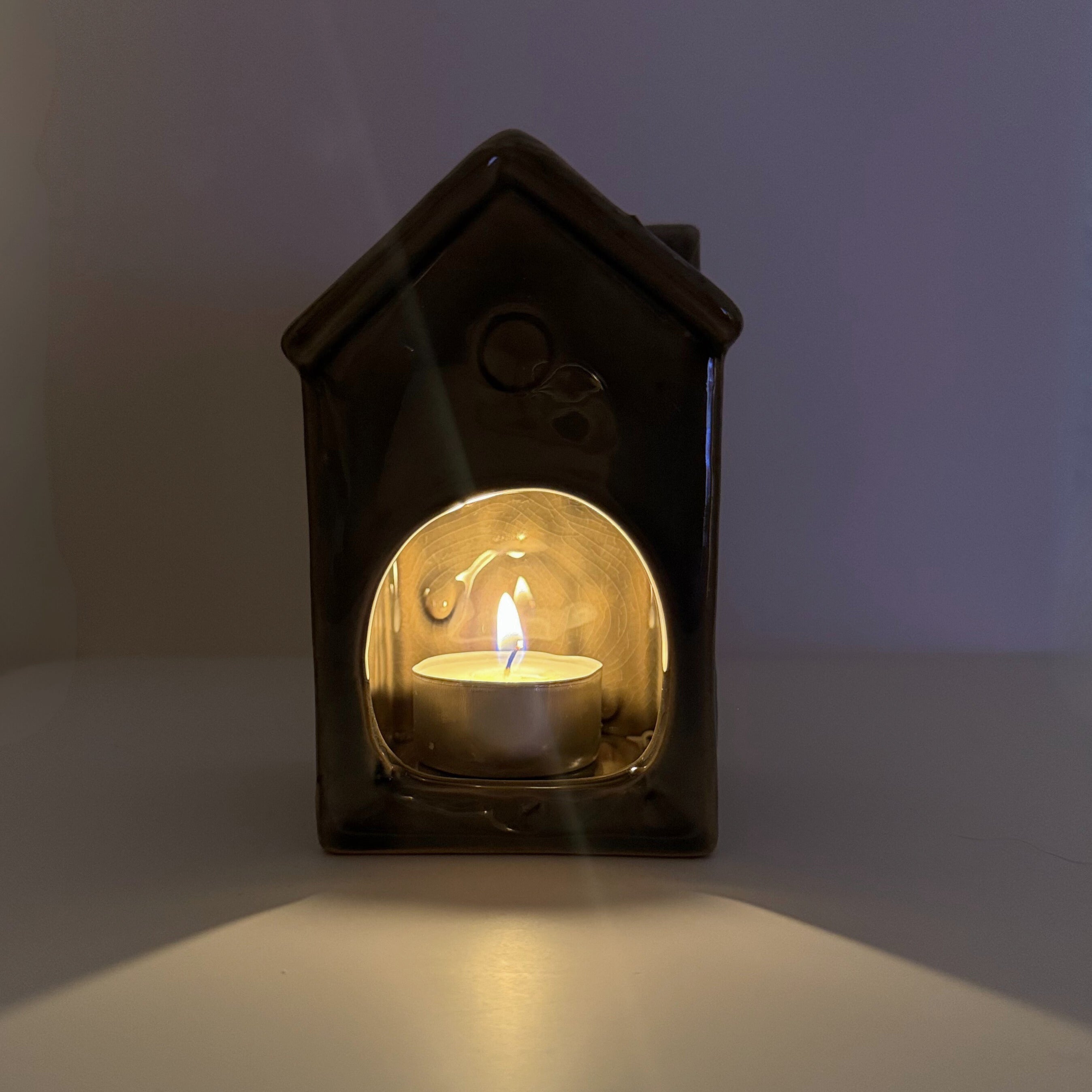 Duftlampe HUSKA - grau/braun