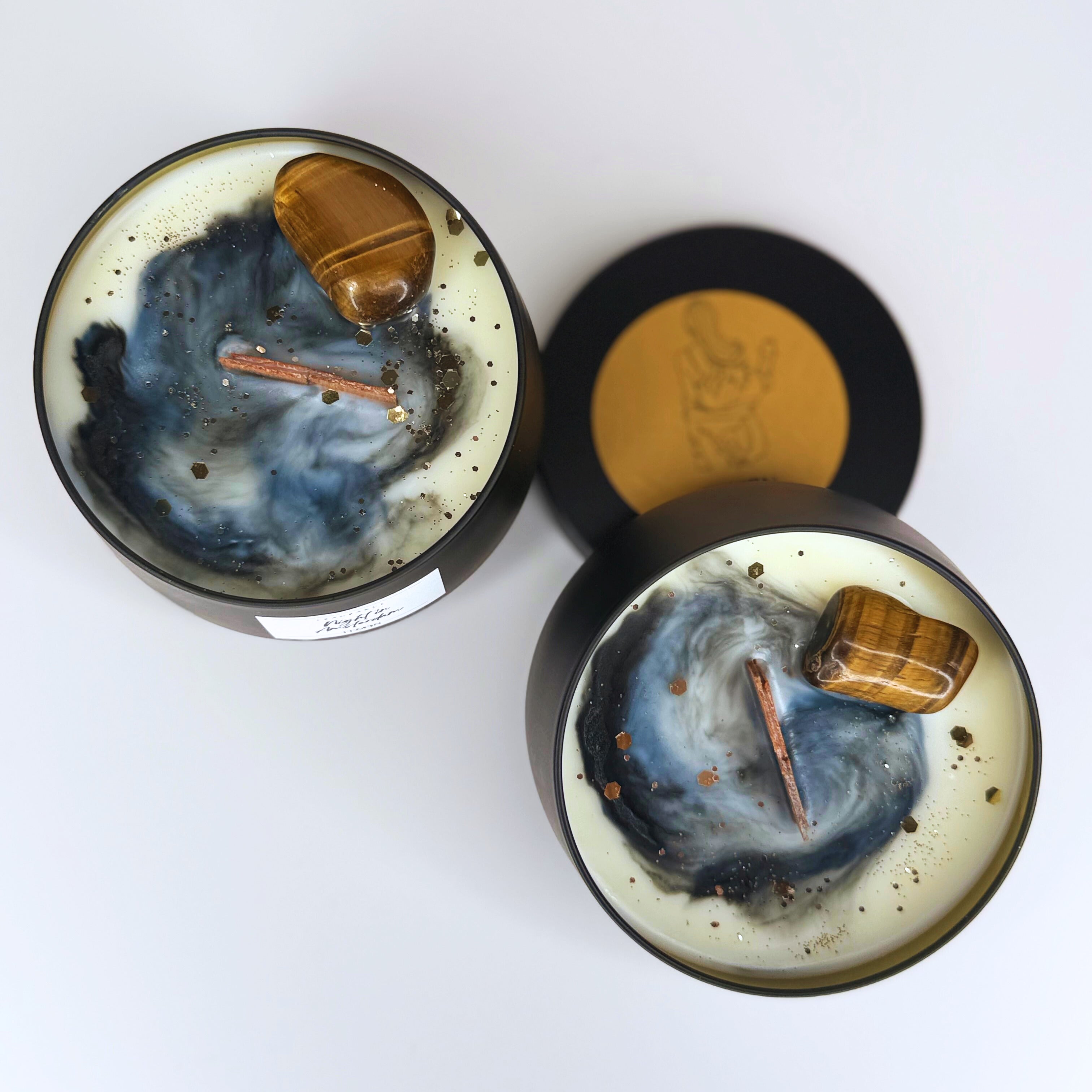 Night in Amsterdam - Duftkerze mit Holzdocht