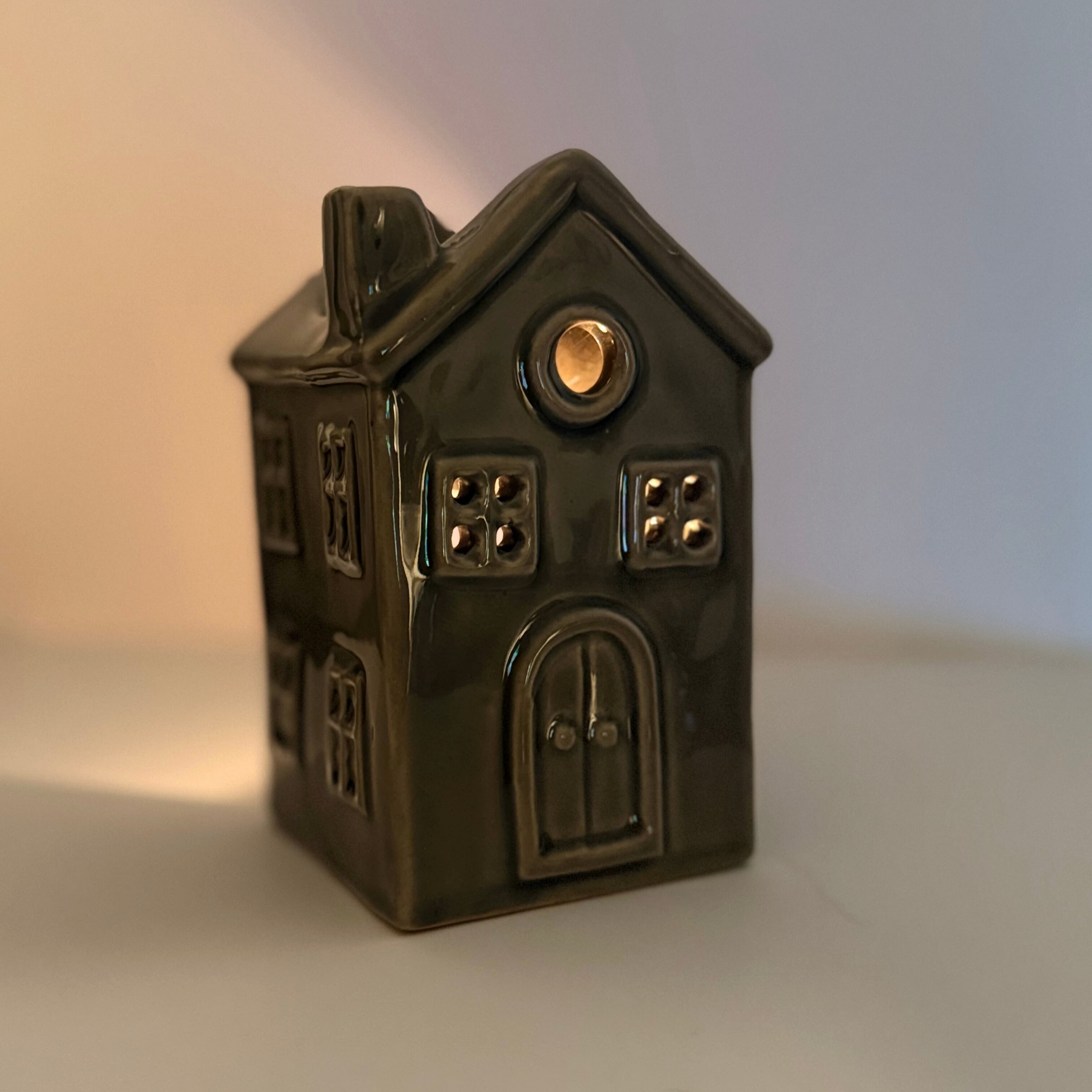 Duftlampe HUSKA - grau/braun