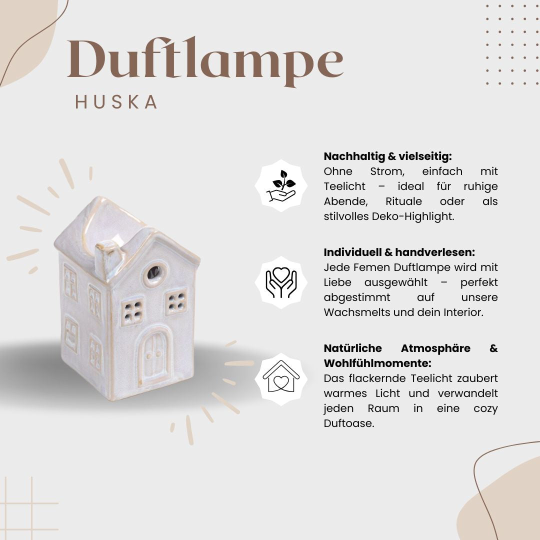 Duftlampe HUSKA - weiss